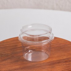 韓國 REDCAT 透明圓形提拉米蘇蛋糕PET甜點杯 250ml, 透明, 50個