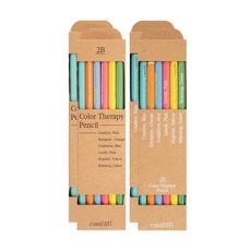 STUDIO EIGHT 彩色鉛筆 2B 12入, 隨機發貨, 4套