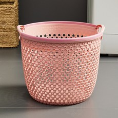 Living Gourmet蜂巢多功能洗衣籃, 粉色