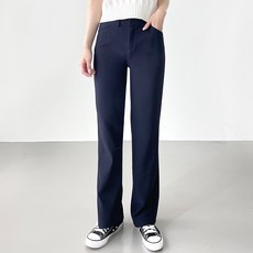 jalbba jean 女款彈性掛鉤直筒西裝褲