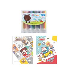 ARTMORE Sosofun圖畫日記本A4 2p+20色彩色鉛筆, 混色, 1套