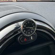 CARTEM 車用類比出風口經典時鐘 CT464, 摩登黑, 1個