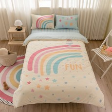 MYHOUSE 兒童棉被墊組, 彩虹