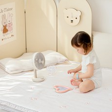 bebenuvo Hypernic Duralon 嬰幼兒涼感墊, 1個, 粉紅兔