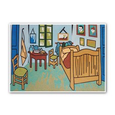 Ggomebimbo 世界名畫 DIY 裝飾沙畫 小, 梵谷的房間