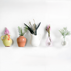 恩熙魔法 可愛超迷你花瓶冰箱磁鐵5件組, 3