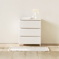 룸앤홈 템바 조립식 서랍장, 아이보리, 3단