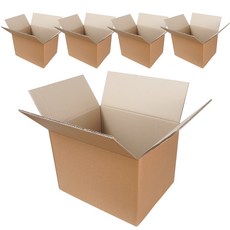 COMET 宅配箱 AB楞 郵局規格 5號 480 x 380 x 340 mm_BOX 678, 棕色, 5個