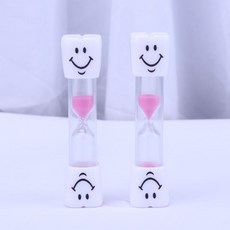 르메이스 초미니 3분 스마일 컬러 모래시계 2p, 핑크