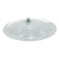 粉彩矽膠平底鍋蓋 灰色, 29厘米, 1個