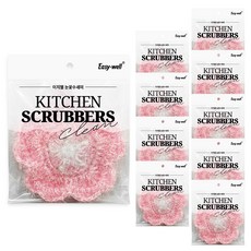 Easy-well 雪花手工編織菜瓜布, 1入, 10個