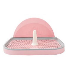 寵物網狀廁所盆 S號, 粉色的, 1個