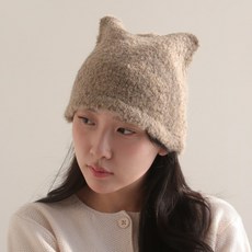 바비수 부클 뽀글이 아기곰 비니