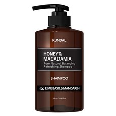 KUNDAL 昆黛爾 茶樹澳洲堅果香氛洗髮精 Lime Basil & Mandarin, 500ml, 1瓶