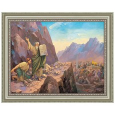 이요한 화백 캔버스 성화 30 모세의 십계, 실버2