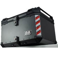 BANCY 85公升鋁合金機車後箱 (強勁黑), 強勁黑