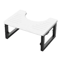 小麥購物 可折疊馬桶凳 L112, 白色