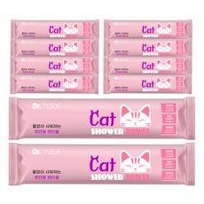 Dr.TISSUE 寵物貓用沐浴巾 10入, 混合色, 10個