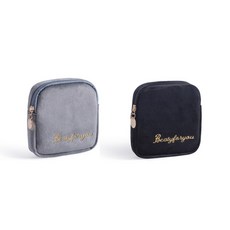 Thehaepiaen 絲絨便攜式多用途衛生棉包2入