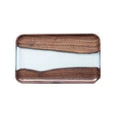 復古混合木質托盤 長方形, 混色