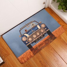 Allove Home 狗狗賽車門墊, TYPE15