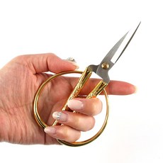 골드문양 다용도 컷팅 가위 K44, 1개