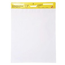 VIC 自黏式簡報紙 63.5 x 76.2 公分, 30枚, 1個, 白色