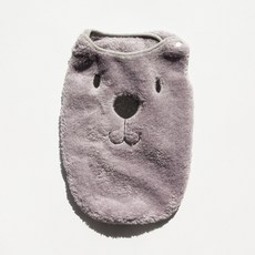 Cocomapet小狗熊熊睡眠背心, 灰色的