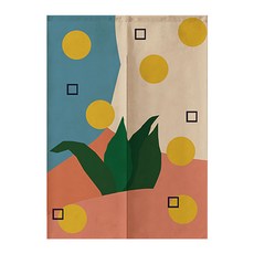 미니멀컬러 도어커튼