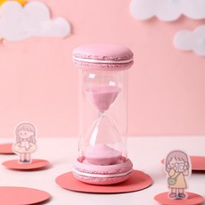 明喻馬卡龍設計沙漏, 01粉色