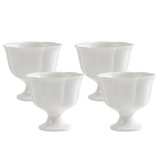 Syracuse CHINA 優格杯 10cm 白色 4個