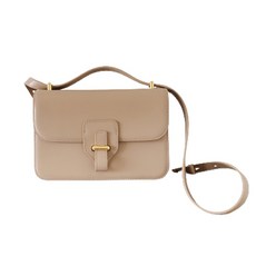 데일리 버클 가죽 숄더백