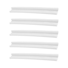 ARYKO 門用防漏光防風防噪音門縫下緣擋條 白色, 5個