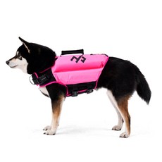 인터라켄커스텀 강아지 인터라켄 프로가드 라이프자켓 구명조끼, 1개, 핑크