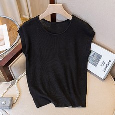 페이릿 여성용 데일리 라운드 니트 조끼