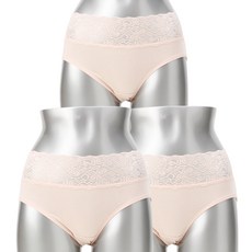 KerriLucy 蕾絲典雅孕婦高腰內褲組 3入