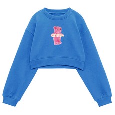 ezy studio 女款Pinky Bear短版柔軟大學T