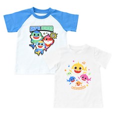 BABY&I 鯊魚寶寶短袖T恤2件組