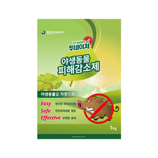 TONATURE 야생동물 피해 감소제 부직포형 40p, 1kg, 1개