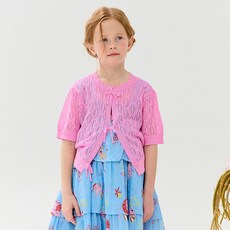 LIEBELLO 女童可愛短版開襟衫