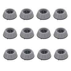 洗衣機防滑墊 12入, 灰色的, 1個