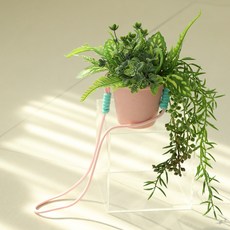 BeautifulDecoSense 人造懸掛植物 M, 棉花糖, 1個