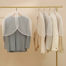 Royhome PEVA 衣櫃衣架防塵肩套 設計B, 5個, 1入