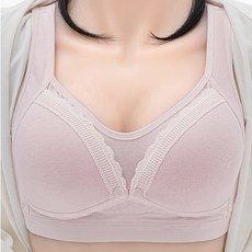 前扣式大尺碼無鋼圈孕婦哺乳內衣