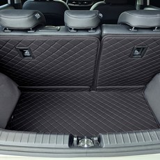 비비키 프리미엄 트렁크매트 트렁크매트 세트, 기아 더뉴 모닝(JA) 2023년형~, 블랙
