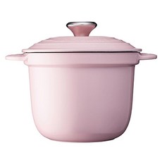 LE CREUSET 酷彩 電磁爐適用美食家飯鍋, 18cm, 雪紡粉, 1個