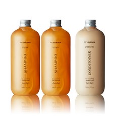 FIT YOUR SKIN Dan Dan 洗髮精 500ml 2入+潤髮乳 500ml, 1套