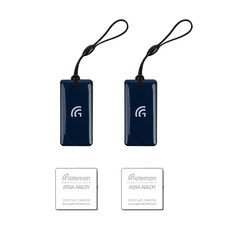 Gateman 蓋德曼 卡片鑰匙 掛繩型 2入 + 貼紙型 2入 組, 1套, 單一商品