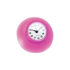 Rainbow吸入式防水防潮浴室鐘, 紅色