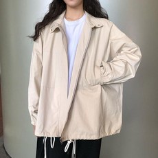 마켓에이 여성용 수파 오버핏 바람막이 점퍼 T24FW3 A0798